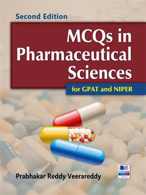 cover image of MCQs in Pharmaceutical Sciences for GPAT and NIPER
